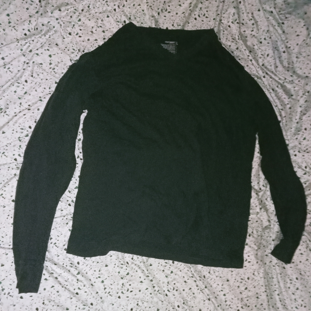 Old Navy Black Long Sleeve Tee